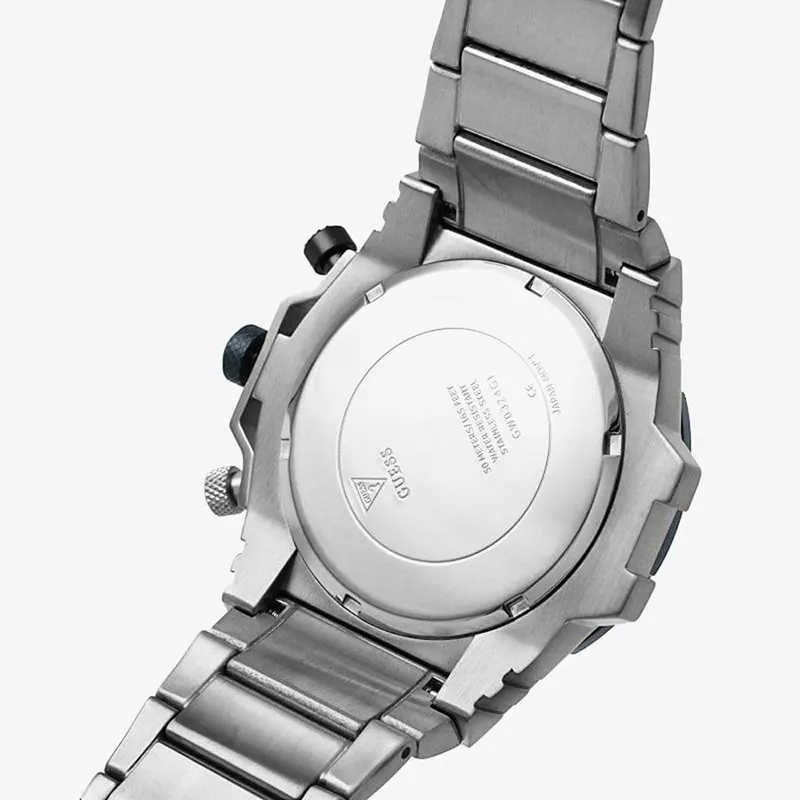 Guess Exposure Cut Thru Blue Dial Men’s Watch- GW0324G1